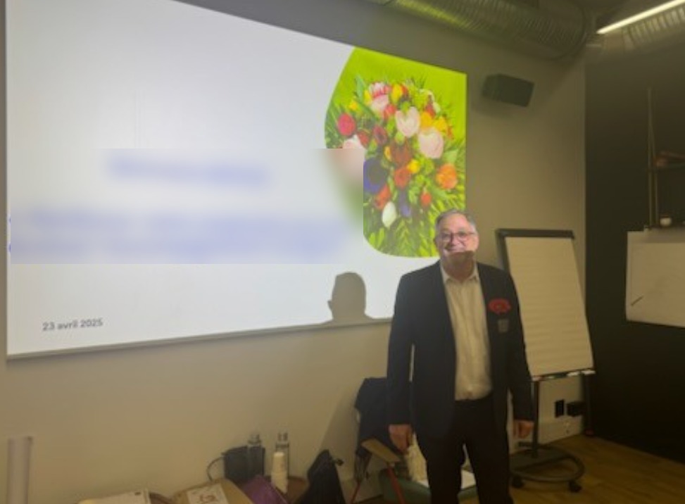 Intervention en salle : présentation sur le changement